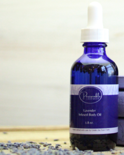 lavender infused body oil